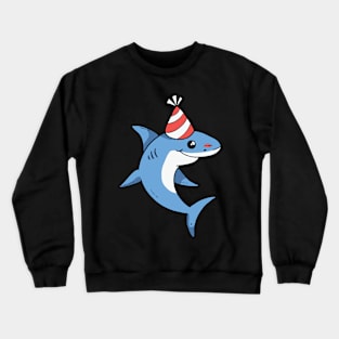 Cute Birthday Shark Crewneck Sweatshirt